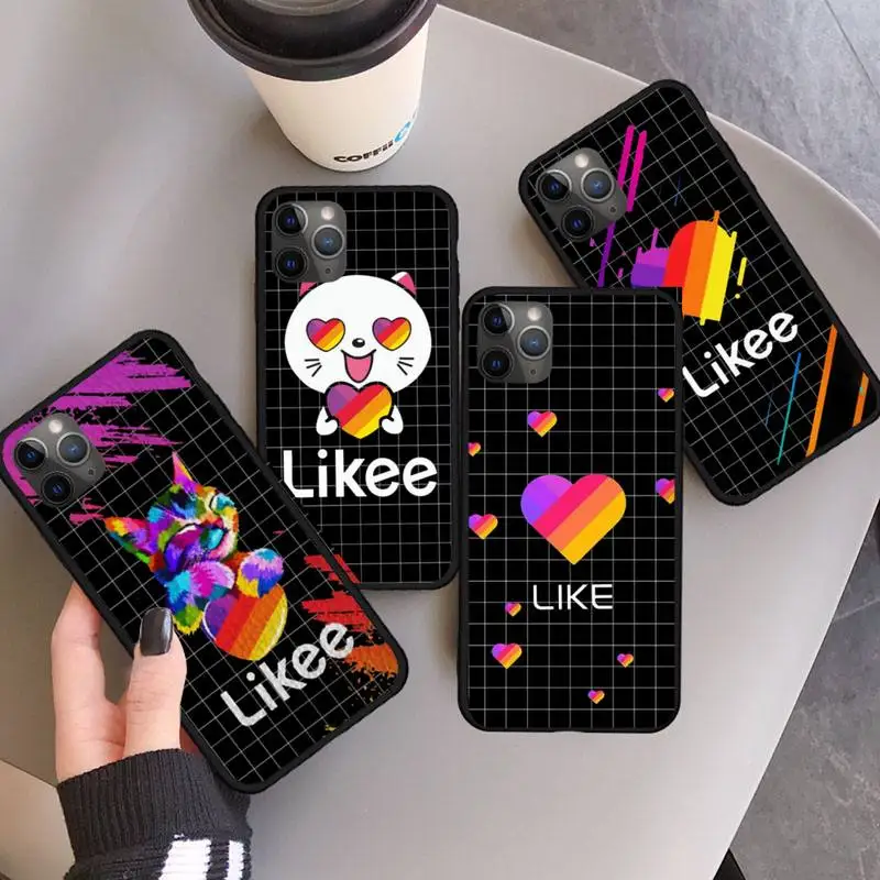

Black plaid likee Phone Case for iPhone 11 12 pro XS MAX 8 7 6 6S Plus X 5S SE 2020 XR mini