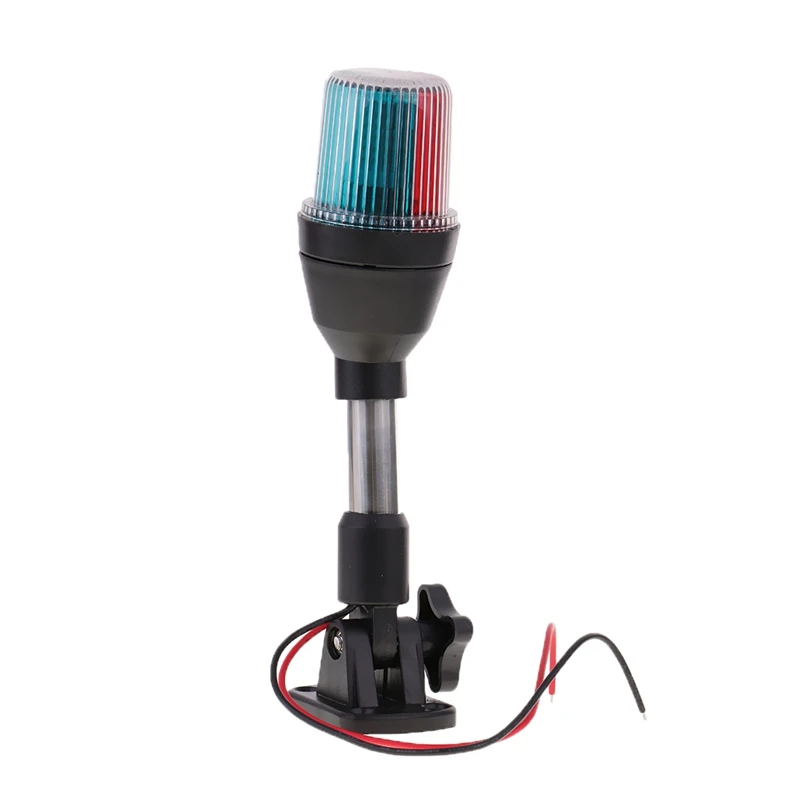 Universal 12V Marine Fold Down 360 degrees LED Navigation Stern Anchor Light for Boat Yacht Lamp 3-Colors | Автомобили и