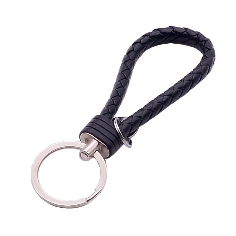

Подарок! Плетеный брелок из искусственной кожи для ключей «сделай сам», цепочка для ключей, держатель для автомобиля, мотоцикла, для мужчин и женщин, 1 шт.
