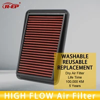 r ep performance fits washable reusable filters high flow air filter for nissan qashqai rogue sport x trail renault kadjar