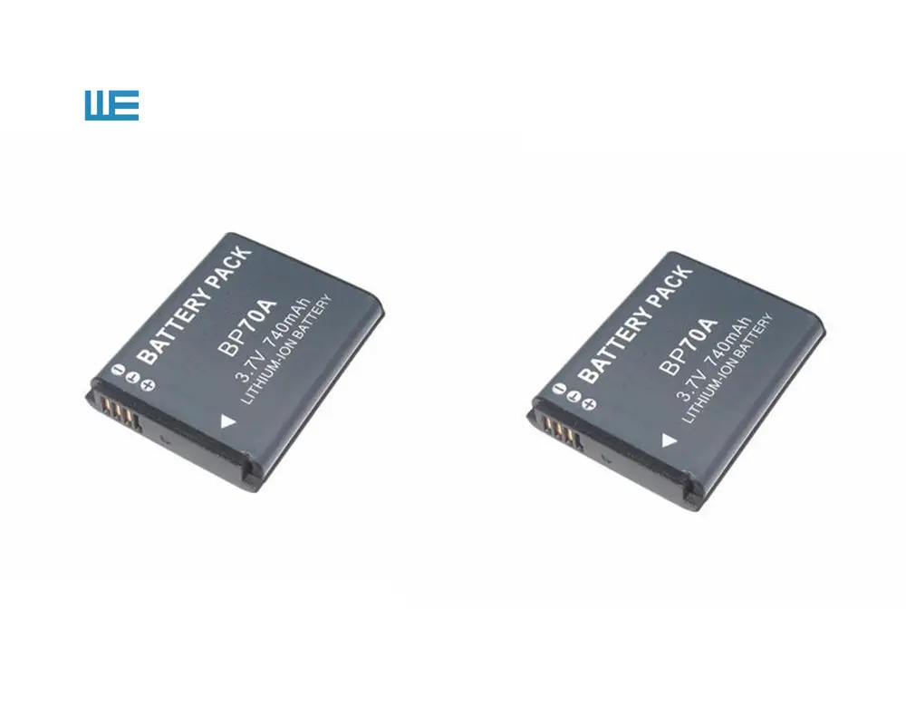 Аккумулятор для SAMSUNG SL50 SL600 SL605 SL630 ST30 ST61 ST65 ST66 DV180F ES90 2 шт.|samsung bp70a battery charger|battery