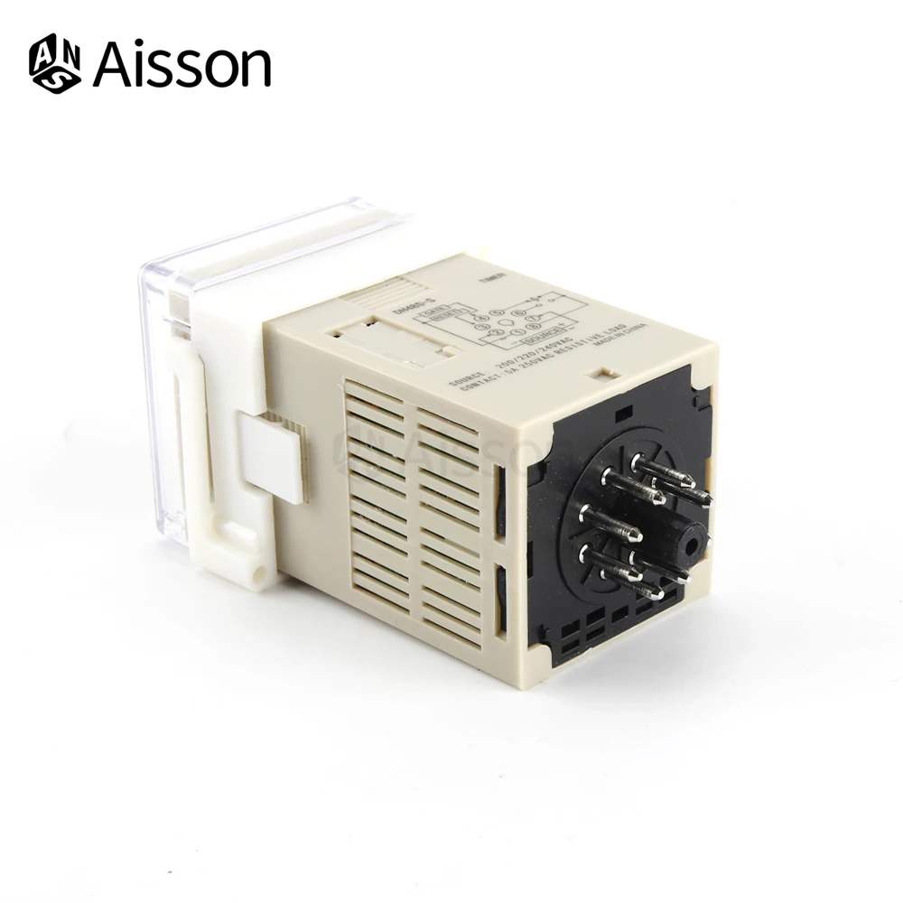 DH48S-1Z Timer Relay Switch Digital LED Programmable 0.01S-99H99M Socket Base Delay AC/DC 12V 24V 36V 110V 220V 380V | Обустройство
