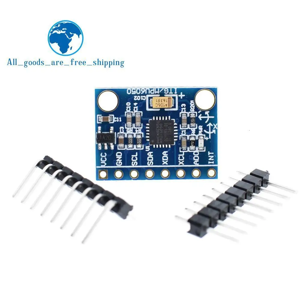 TZT GY-521 MPU-6050 MPU6050 Модуль 3 оси аналоговый гироскоп Датчики+ 3 оси акселерометр модуль