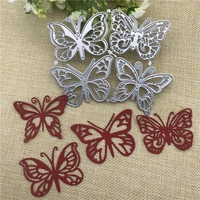 4pcs butterfly metal cutting dies for diy scrapbooking album paper cards decorative crafts embossing die cuts nice good quality