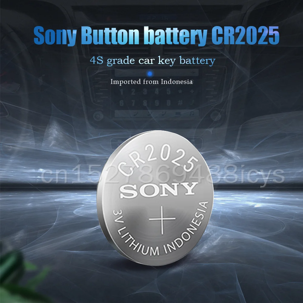30cs/лот sony CR2025 100% оригинальный мобильный телефон 3V литиевая Батарея для часами