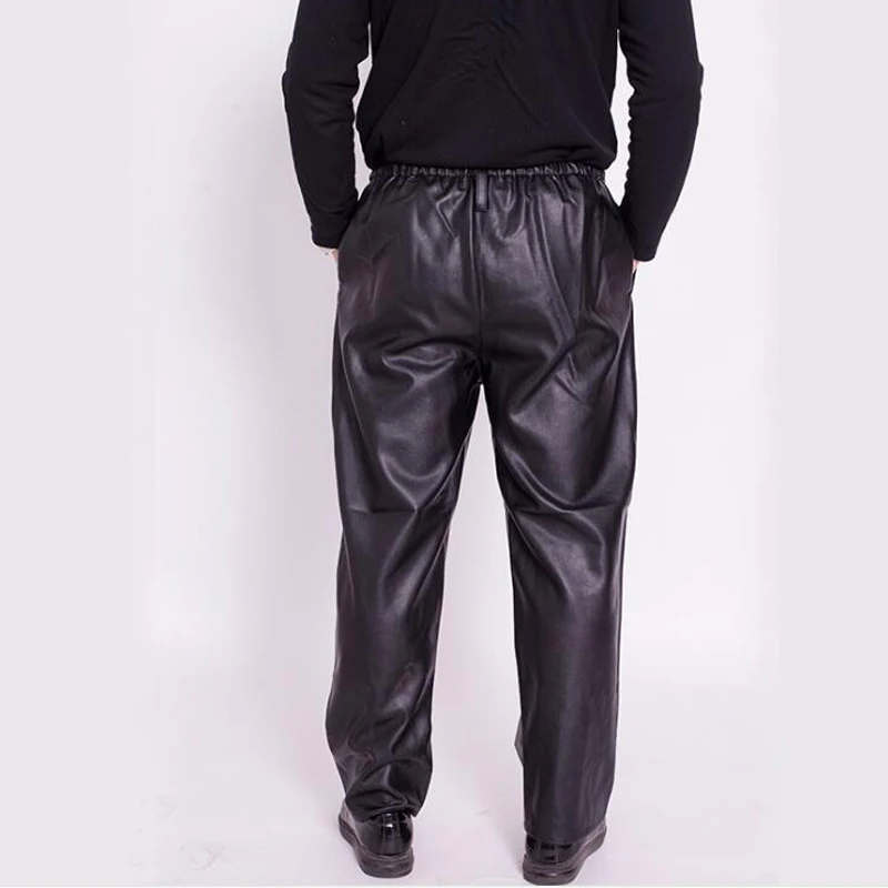 Зимние рабочие брюки из ПУ водонепроницаемые маслостойкие кожаные