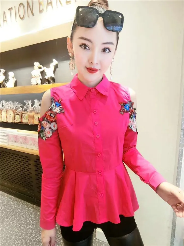 2020 сексуальные открытые плечи с длинным рукавом желтые рубашки женские