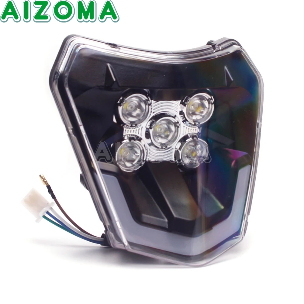 Светильник фара для мотоцикла налобный фонарь велосипеда эндуро 250 300 350 450 500 EXC XC-W