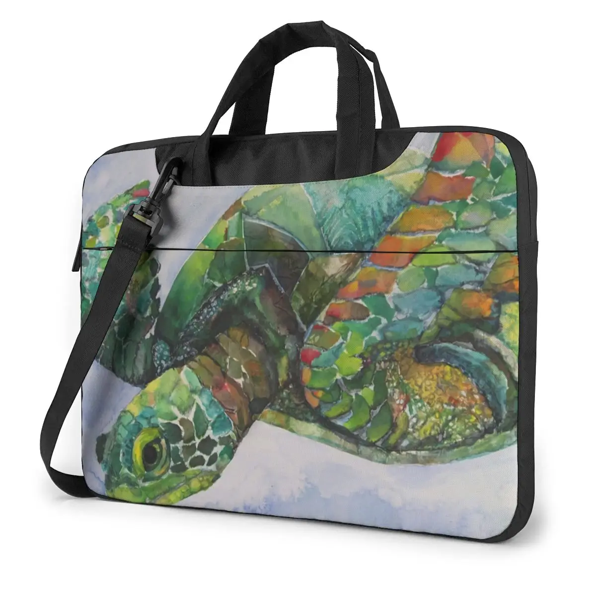 

Tortoise Laptop Bag Case Crossbody Shockproof Computer Bag Stylish Bicycle Laptop Pouch