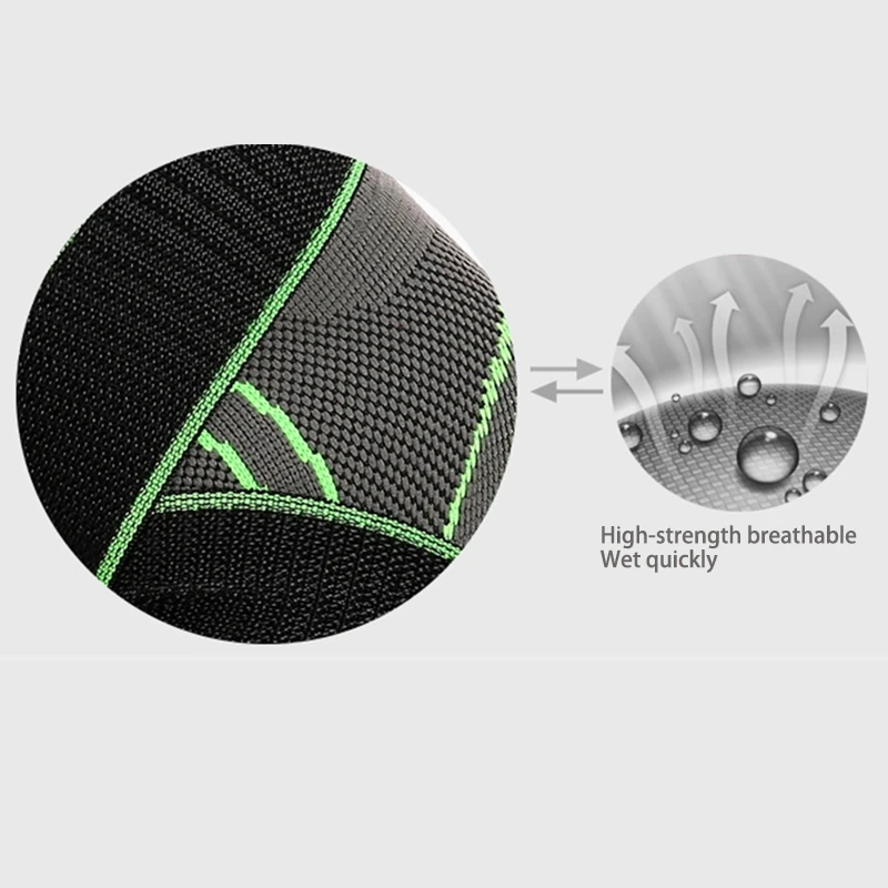 

3D weaving pressurization knee brace hiking cycling knee Support Protector Knee pad