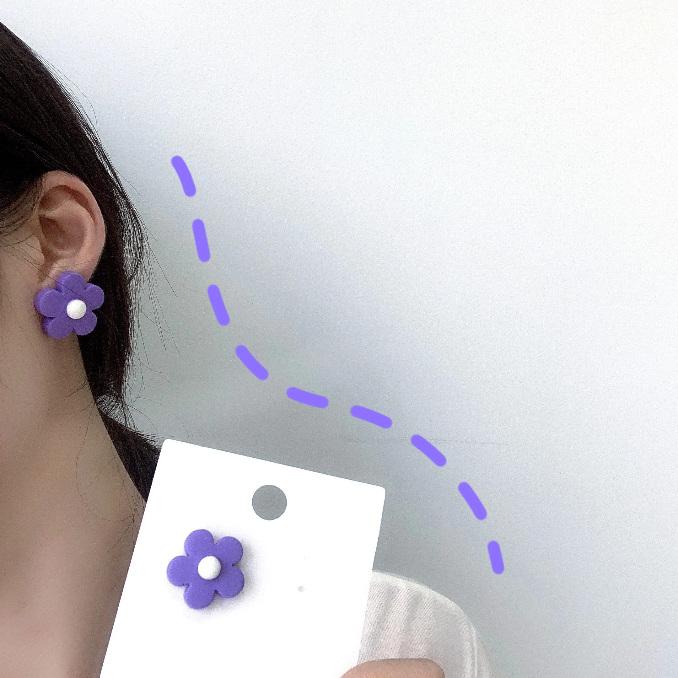 Neatear 2019 Новая серебряная игла корейская мода цветок милые INS взрывные женские