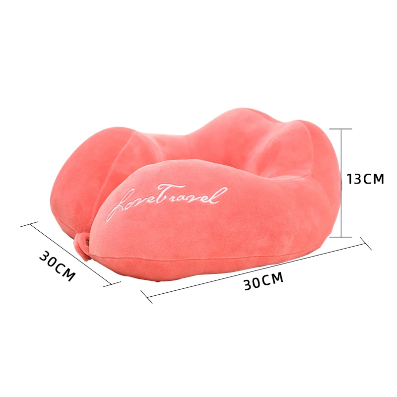 MIHE U-образная подушка для шеи с пенным наполнителем эффектом памяти мягкое