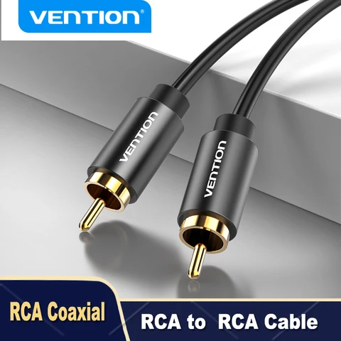 Vention коаксиальный аудио кабель RCA штекер RCA мужской аудио кабель для ТВ коробка усилитель стерео HiFi 5,1 SPDIF Видео Aux кабель