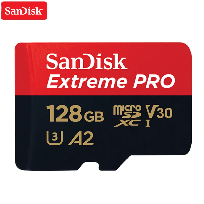 Карта памяти Sandisk Extreme Pro оригинальная карта Micro SD до 170 МБ/с./с A2 V30 U3 64 ГБ 128 256 TF с