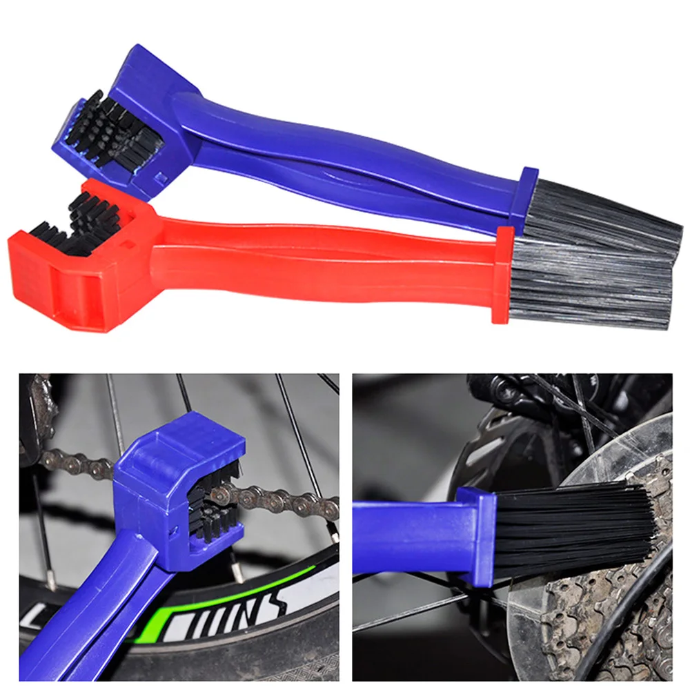 

Plastic Cycling Motorcycle Brush Gear Grunge Brush Cleaner Bicycle Chain Clean Outdoor Cleaner Scrubber bisiklet Tools
