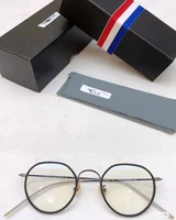 new york brand thom eyeglasses frame retro round tbs830 myopia men women titanium alloy optical glasses frame with original box