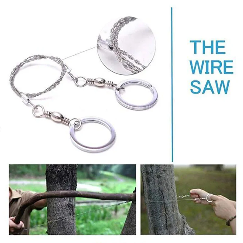 Survival Gear Kits 13 in 1 Outdoor Emergency SOS Survive Tool for Wilderness/Trip/Cars/Hiking/Camping gear-Wire Saw | Спорт и