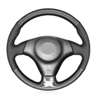 Черное углеродное волокно, кожа, не скользит, искусственная кожа для Toyota RAV4 Celica Matrix MR2 Supra Voltz caldine чехол рулевого колеса автомобиля Corolla