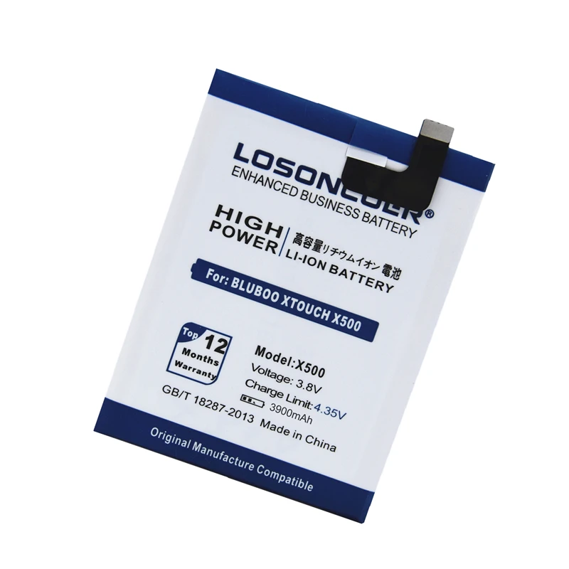 LOSONCOER 3900mAh X500 Battery For Bluboo Xtouch Good Quality Smart Phone | Мобильные телефоны и аксессуары