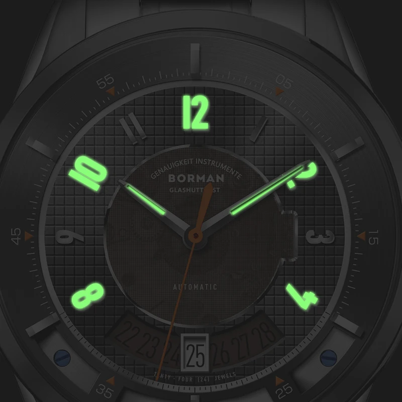 Платье наручные часы для мужчин мужские автоматические механические бормор