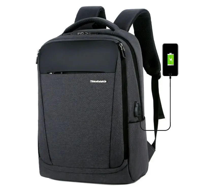 Новый рюкзак для ноутбука мужской офисный мужская деловая сумка унисекс черный