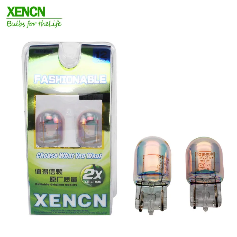 Автомобильные сигнальные лампы XENCN W21W T20 12 в 21 Вт s 1881 автомобильные клиновые стоп