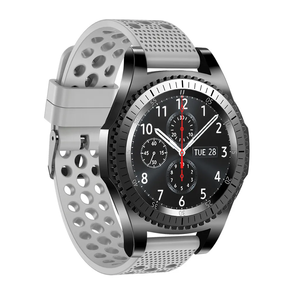 Силиконовый браслет ремешок для часов Ремешок samsung gear S3 Frontier Классический 22 мм
