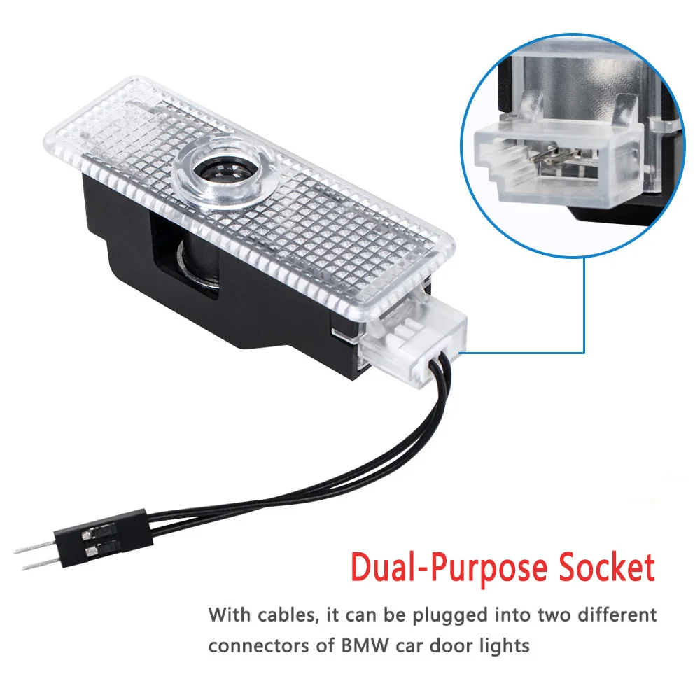 Автомобильный светодиодный проектор логотипа двери светильник пульт