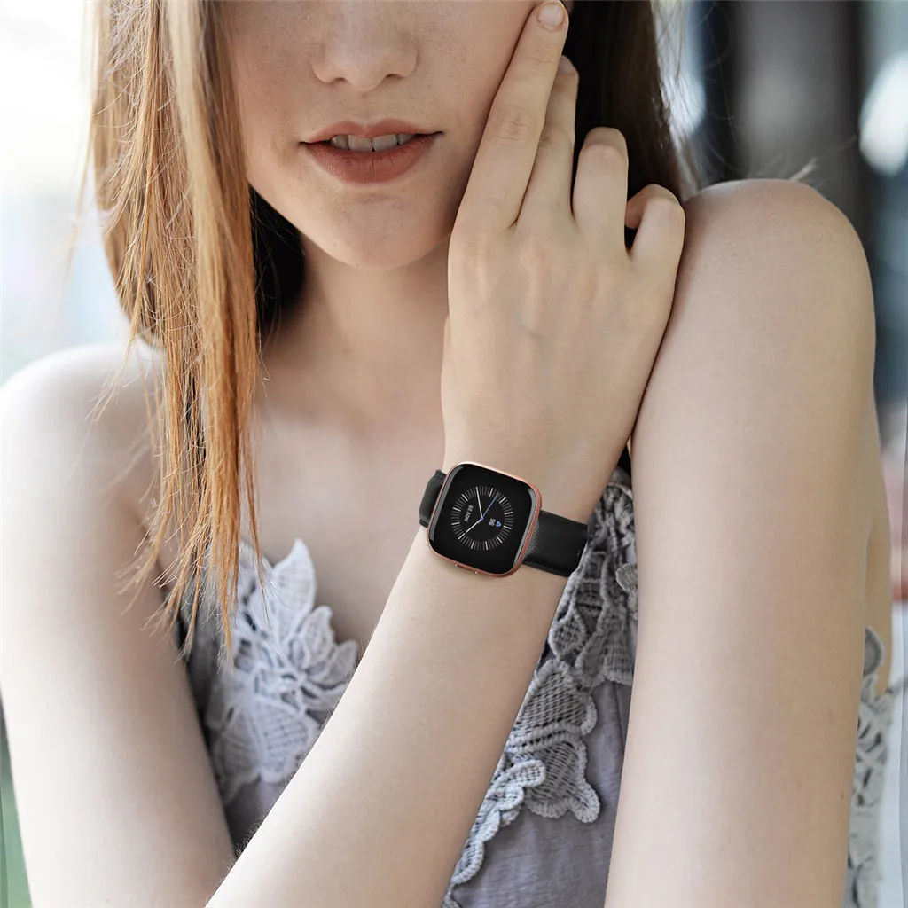 Кожаный спортивный ремешок CARPRIE для Fitbit Versa 2 сменный наручных часов fitbit versa