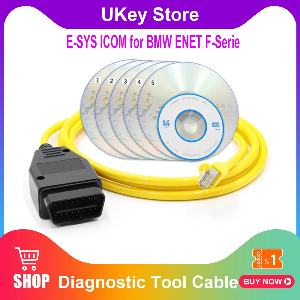 

Кабель ESYS ENET для BMW F-serie ICOM, обновление, скрытые данные, кодирование, диагностический кабель, ЭБУ, программатор, OBD, OBD2, сканер, диагностический...