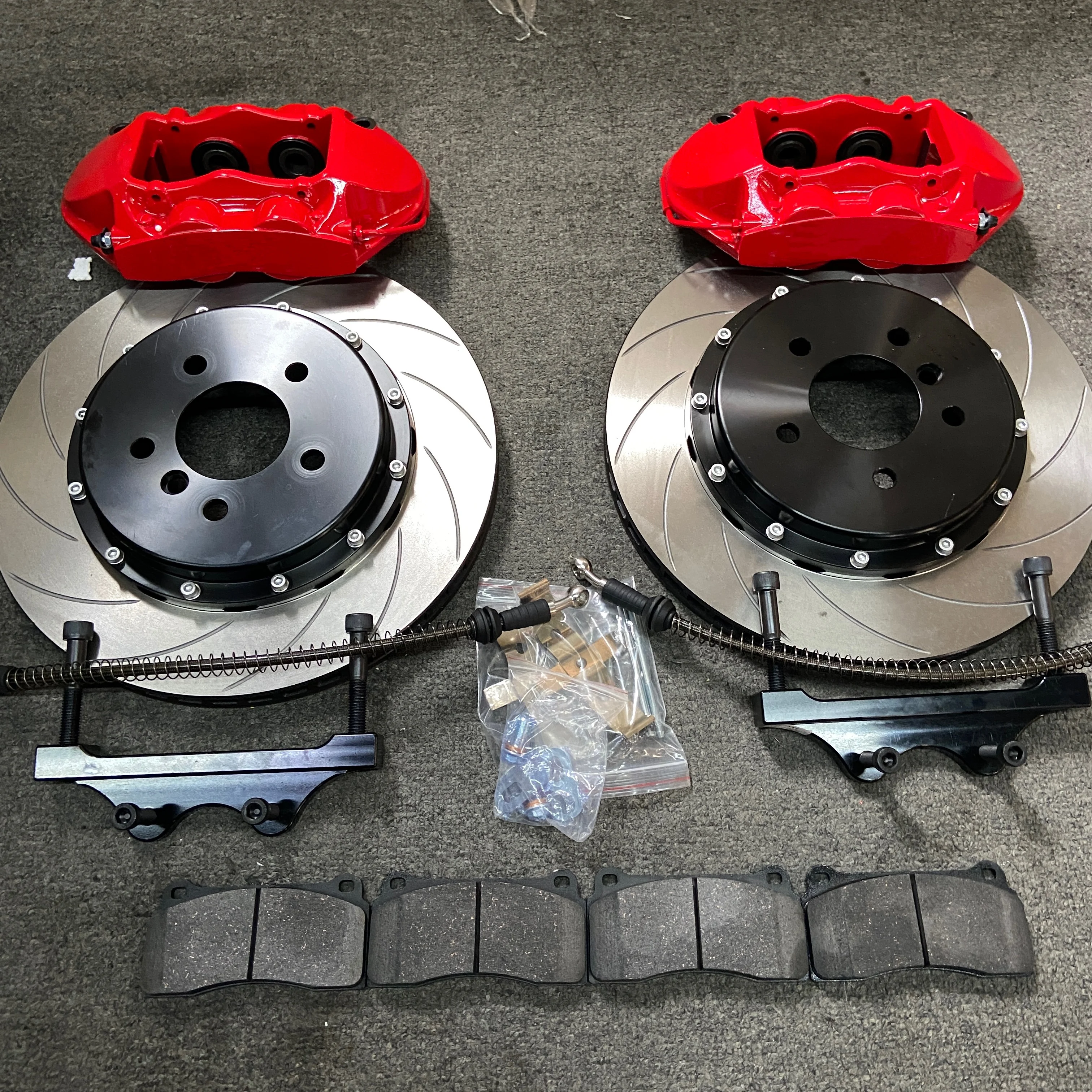 Good brake kit red GT6-floating disc 380mm GT4-355mm for bmw e90 2008 years(sea shipping)