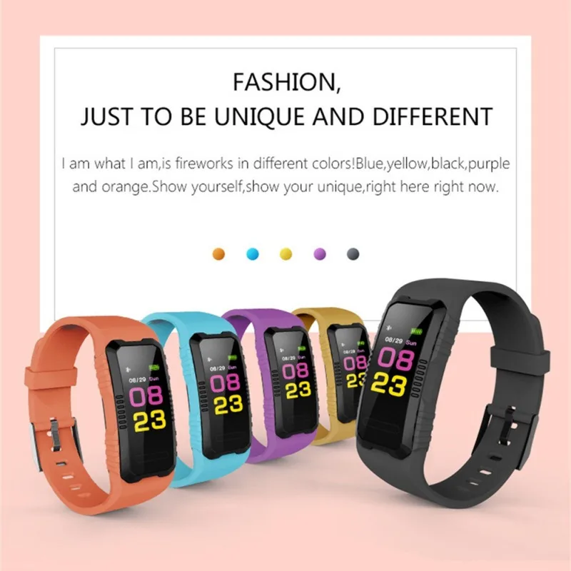 Многофункциональный 0. 96 дюймов экран Смарт часы мониторинг здоровья Спорт