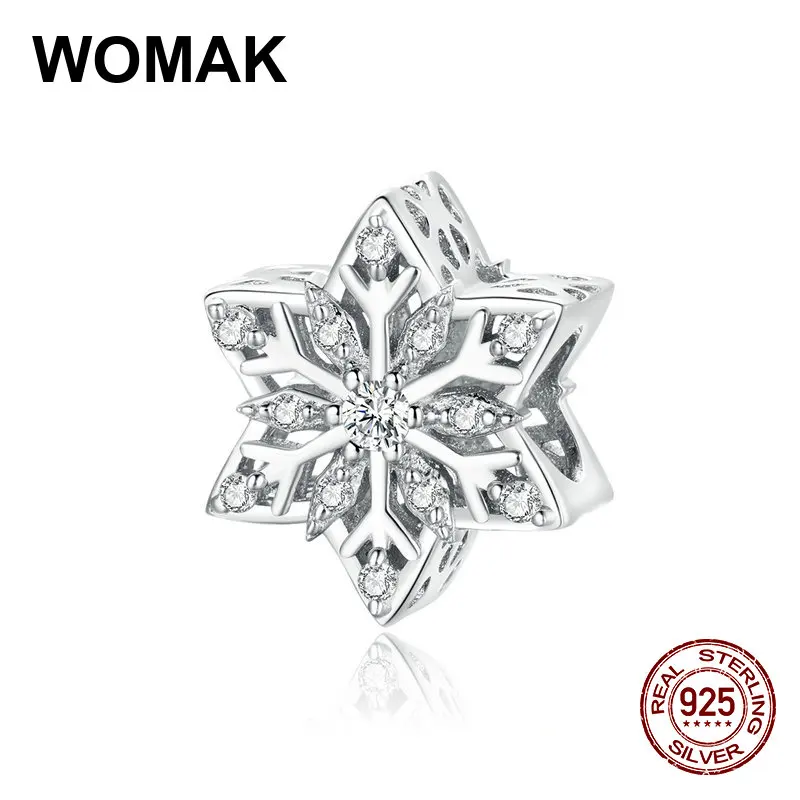 Бусины талисман с прозрачными CZ для браслета из серебра 925 пробы | Украшения и