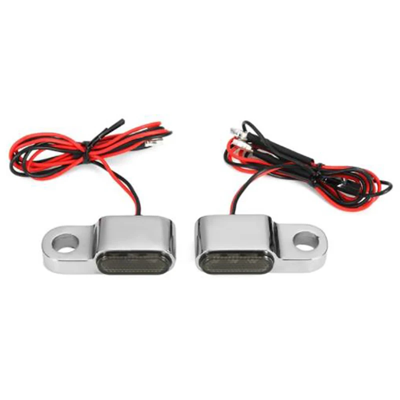 

2PCS 12V Motorcycle Indicators LED Turn Signal Light Handlebar Amber Signal Lamp Blinker,Brake Clutch Lever Mount