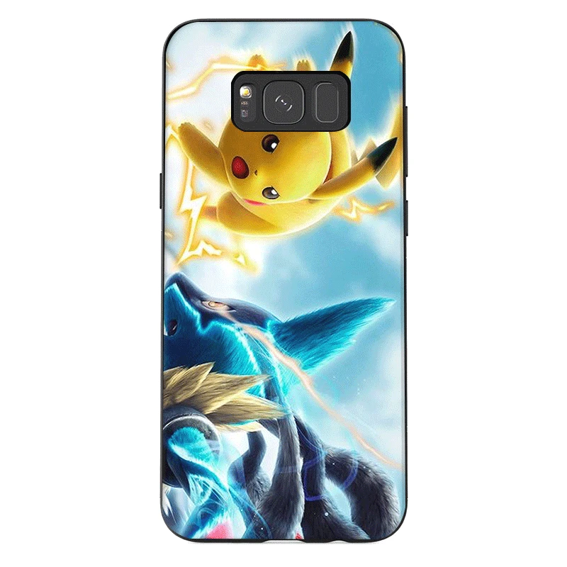 B10 Мобильный Силиконовый чехол для телефона для samsung J6 A70 A60 A50 A40 A30 A20 A10 A9 A8 A7 6 A5 A3 крышка покемонов персонажей сумка в форме ракушки - Цвет: B10