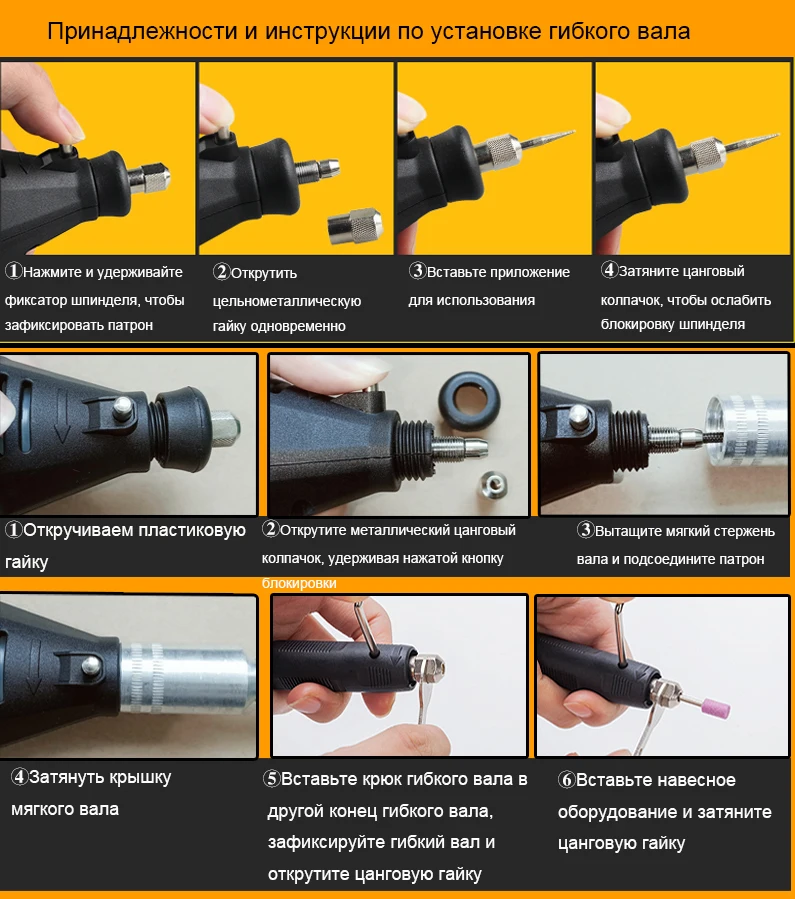 Dremel мини электродрель роторный инструмент для полировки машины 180W Мощность инструмент переменной Скорость гравировальная ручка с dremel аксессуары