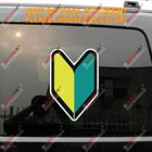 Автомобильная наклейка с листьями Wakaba, Виниловая наклейка, новая Светоотражающая Глянцевая фотография