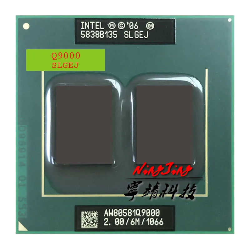 Процессор Intel Core 2 Quad Mobile Q9000 SLGEJ 0 ГГц 4-ядерный 4-поточный процессор 6 Мб 45 Вт разъем P
