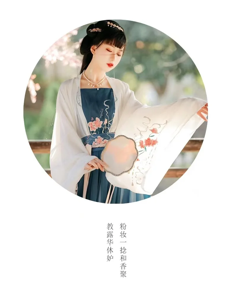 

Chinese National Costume Traditional Hanfu Long Sleevei Female Hanfu Costume Ancient Chinese Women Hanfu Set