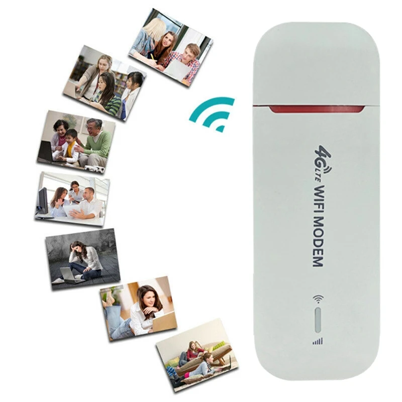 

4G WiFi Router WiFi Modem USB Dongle 150Mbps with SIM Card Slot Car Wi-Fi Hotspot USB Network Card