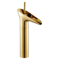 bathroombasin faucet solid brass sink mixer tap single handle hot cold lavatory crane waterfall tap free shipping new arrivals