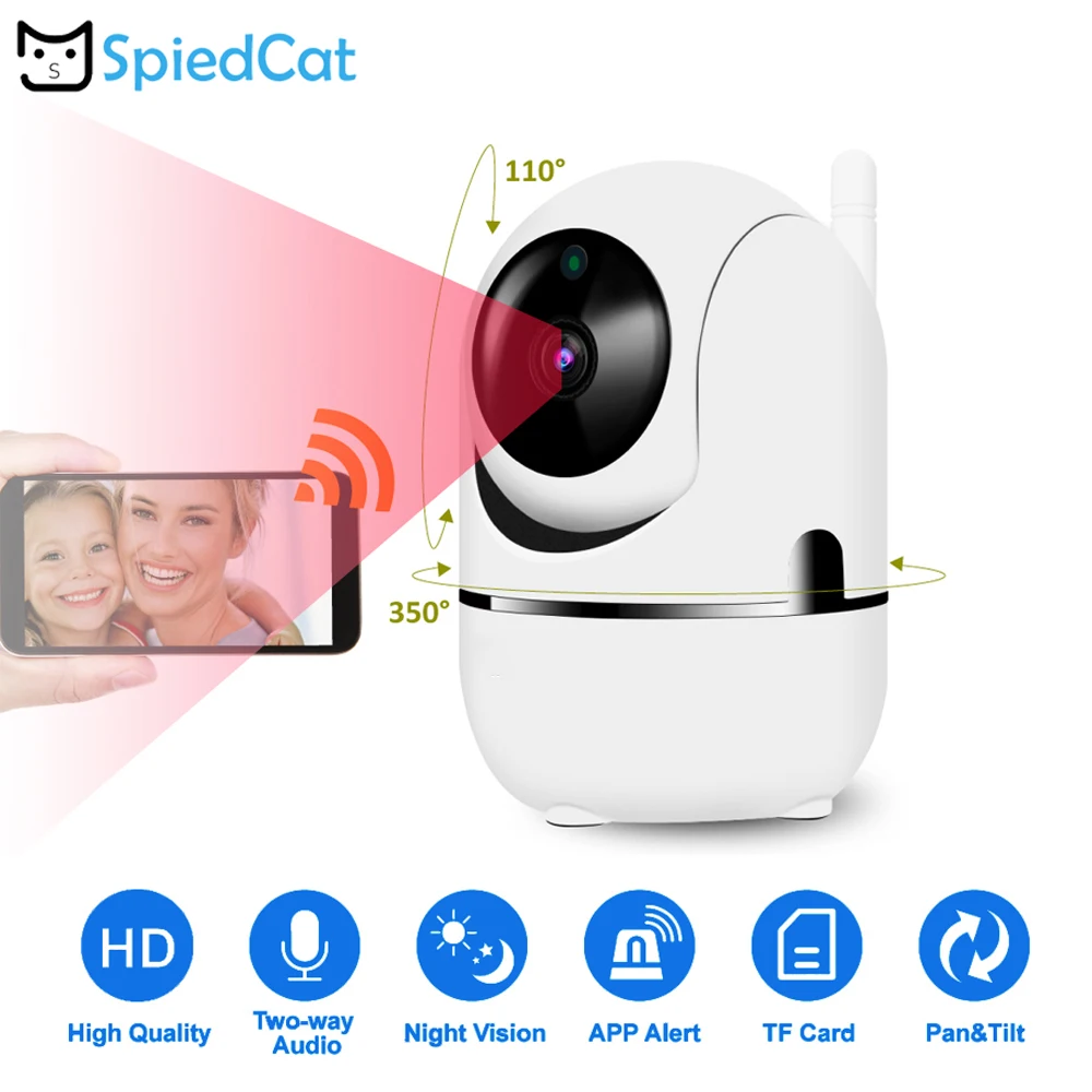 720P/1080P HD облако Беспроводной WI FI IP Ночное видение интеллигентая (ый) Авто