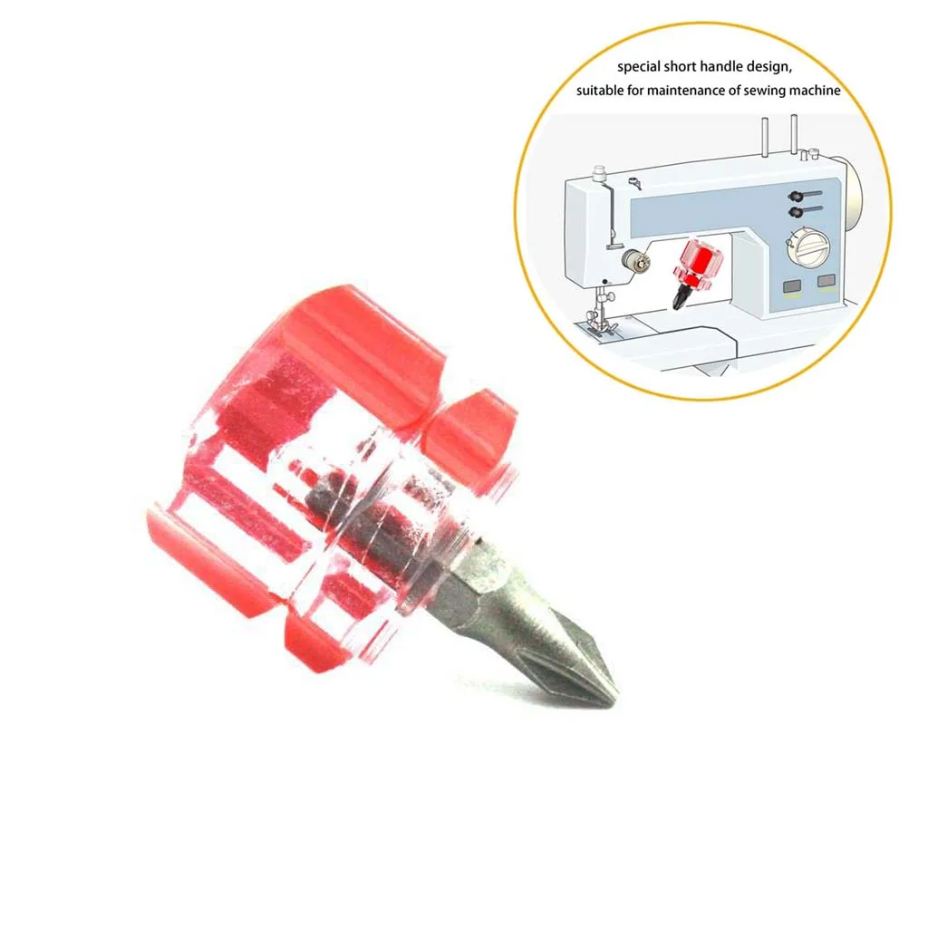 Мини отвертка с короткой ручкой детали для швейной машины Отвертка Phillips
