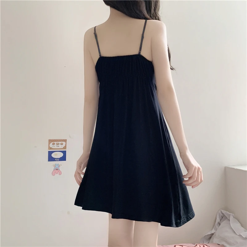 

Sannian Women Dress Summer Casual Lace Suspender Nightdress Sweet Pajamas Ladies Student Home Service New Simple Outside Wear