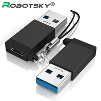 usb c adapter usb 3 0 2 0 male to usb 3 1 type c female type c adapter for macbook samsung s20 xiaomi 10 earphone usb adapter