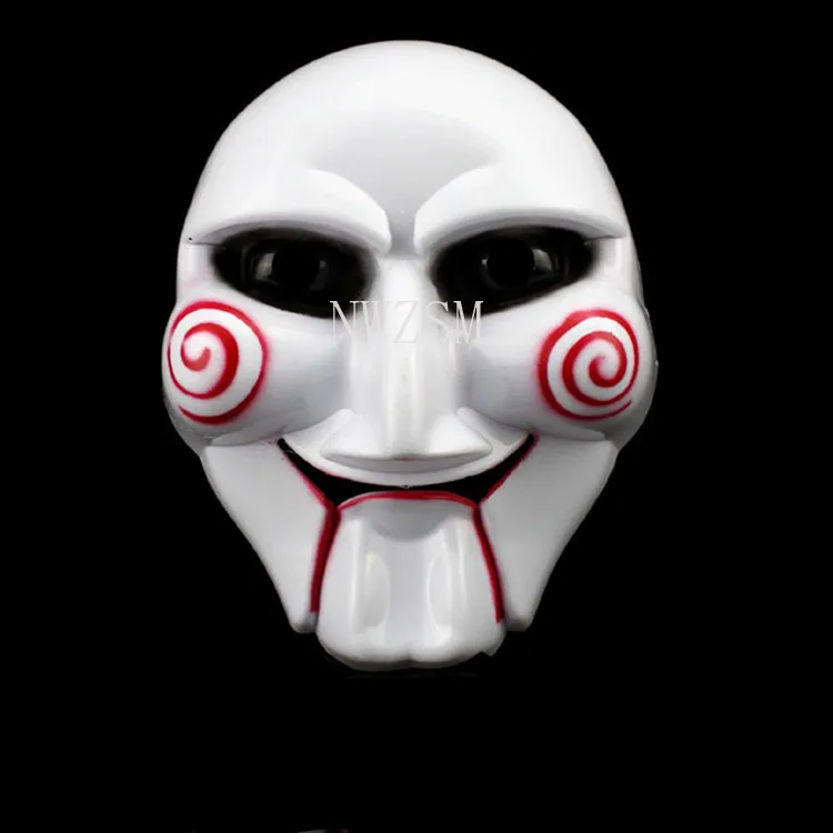 

1PCS PVC Masquerade Mask Horror Mask Halloween Saw Chainsaw Killer Theme Mask Super Creepy DIY Gift Props Anonymous Mask
