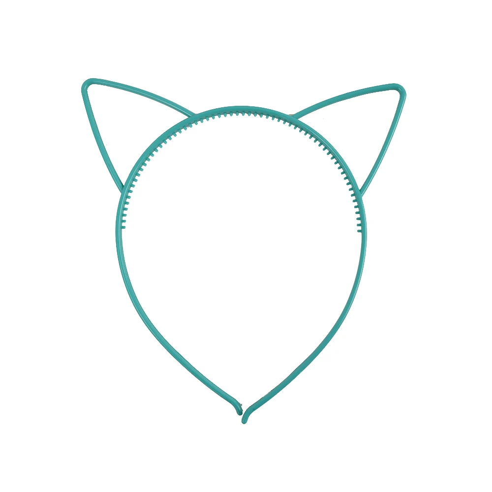 Детские черные повязки на голову с кошачьими ушками модная женская повязка для