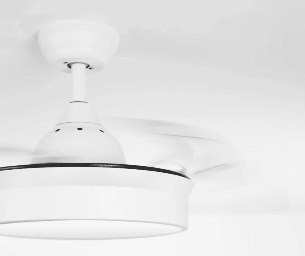 Yeelight светодиодный бесшумный потолочный вентилятор современный Невидимый акриловый лист лампа ресторан пульт дистанционного управления освещением затемнение декоративные лампы
