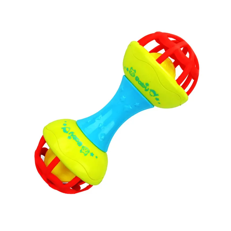 

Лидер продаж развивать ребенка интеллект, Пластик Погремушки колокольчик Смешные развивающие игрушки Рождественские день рождения подарк...