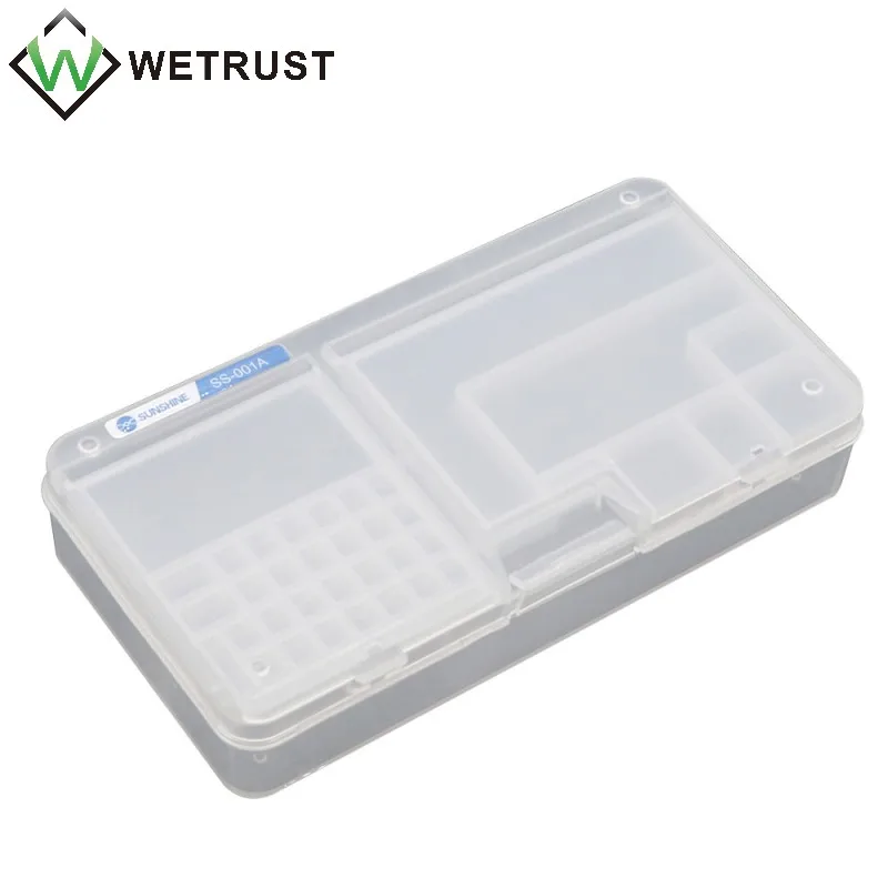 5 pcs sunshine multi functional mobile phone repair storage box screwdriver tweezers ic parts smartphone opening tools collector free global shipping